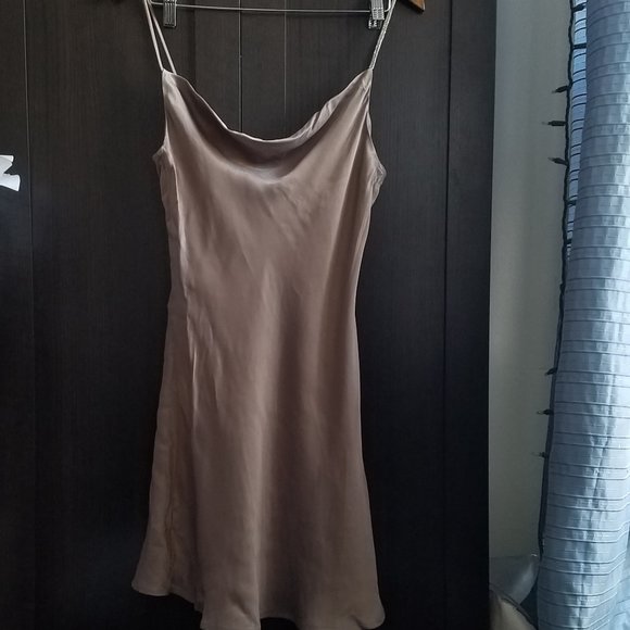 NWT RHINESTONE STRAP SLIP DRESS. - Picture 5 of 8